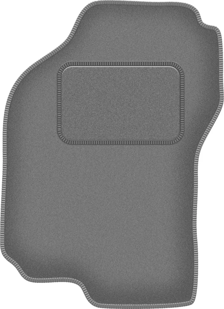 Tappetino conducente in velluto grafite compatibile con Fiat Marea (1995-2001, berlina) – con fissaggi – su misura