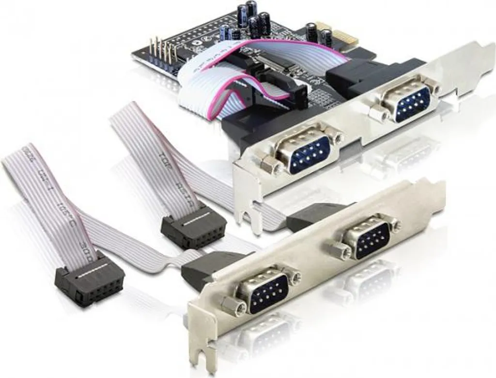 Carte PCIe pour terminaux point de vente 4 Ports Série RS-232