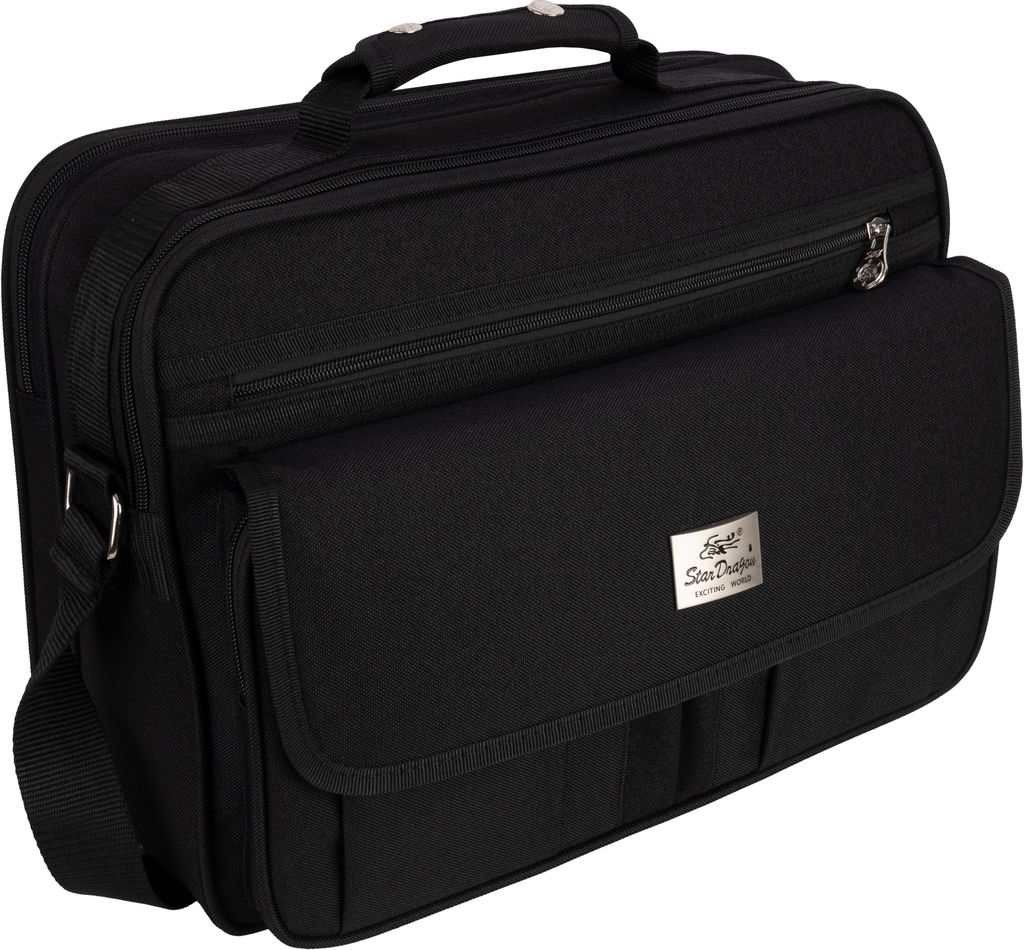XL Tasche Arbeitstasche Umhängetasche Flugbegleiter Herrentasche Schwarz