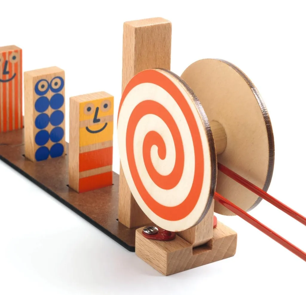 Jeu de construction bois Zig & Go Junior - Action Réaction pour Enfant