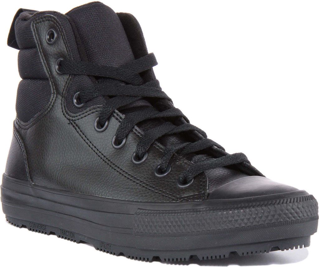 Converse Chuck Taylor All Star Berkshire Synthetik Turnschuhe Schwarz – 12 Großbritannien - 46,5 EU - 12M/14F US / Schwarz