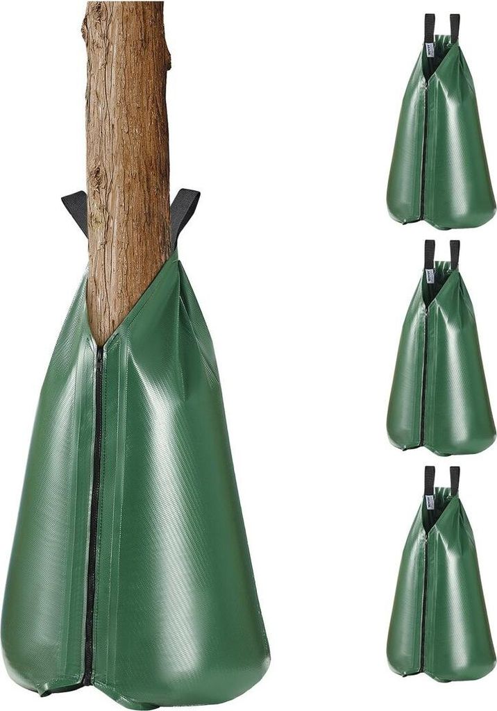 Baum-Bewässerungsbeutel, 4er-Pack, 20 Gallonen, langsam freisetzender Baum-Bewässerungsbeutel, langlebig