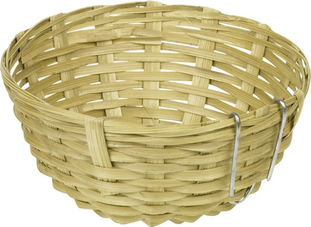Nido in Bambù Nobby Ø13 x 6 cm - Accessorio Naturale per Uccelli Domestici