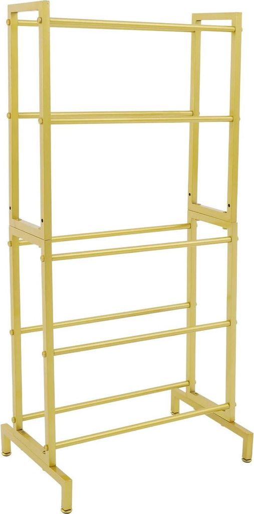 3D-Drucker Filament Regal - Metall Aufbewahrungsregal - 5 Ebenen - Spulenhalter - 58×36×118 cm - Gold