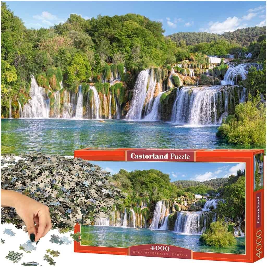 Castorland Krka Waterfalls, Croatia 4000 pcs, 4000 kusů, Obrázek produktu 