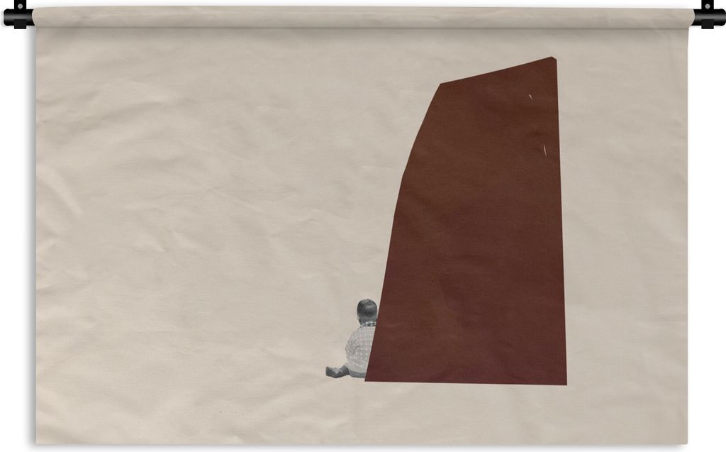 MuchoWow Wandteppich Wandbehang Vintage - Pastell - Junge 60x40 cm Tapisserie Dekoration Wandtuch - Wanddekorationen