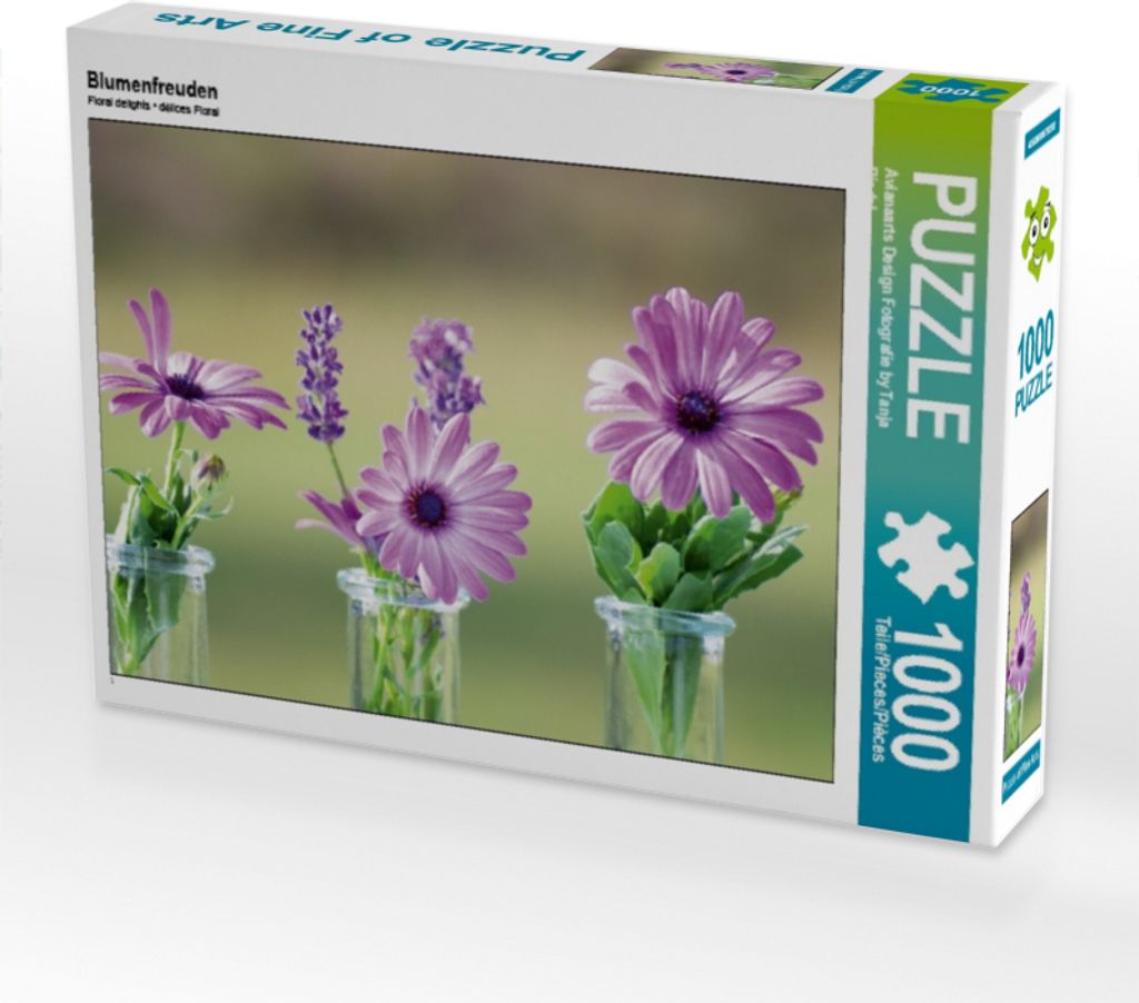 Calvendo Blumenfreuden 1000 Teile Puzzle quer 640x480mm, Design Fotografie by Tanja Rie; 7275131