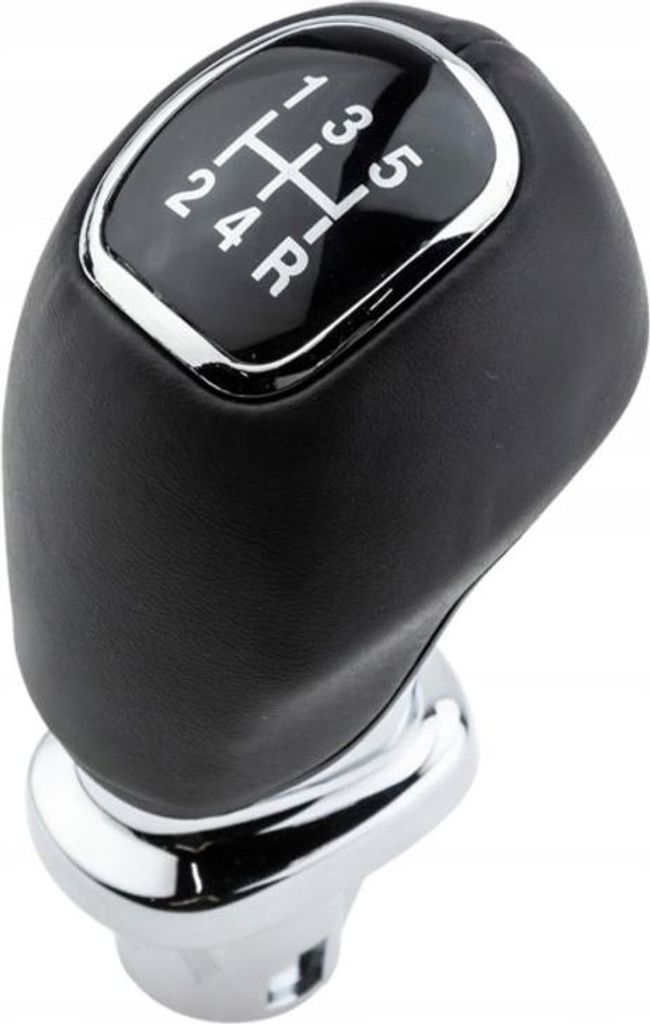 Schaltknauf, Hyundai I20 2014-, Leder, Schwarz, 5-Gang