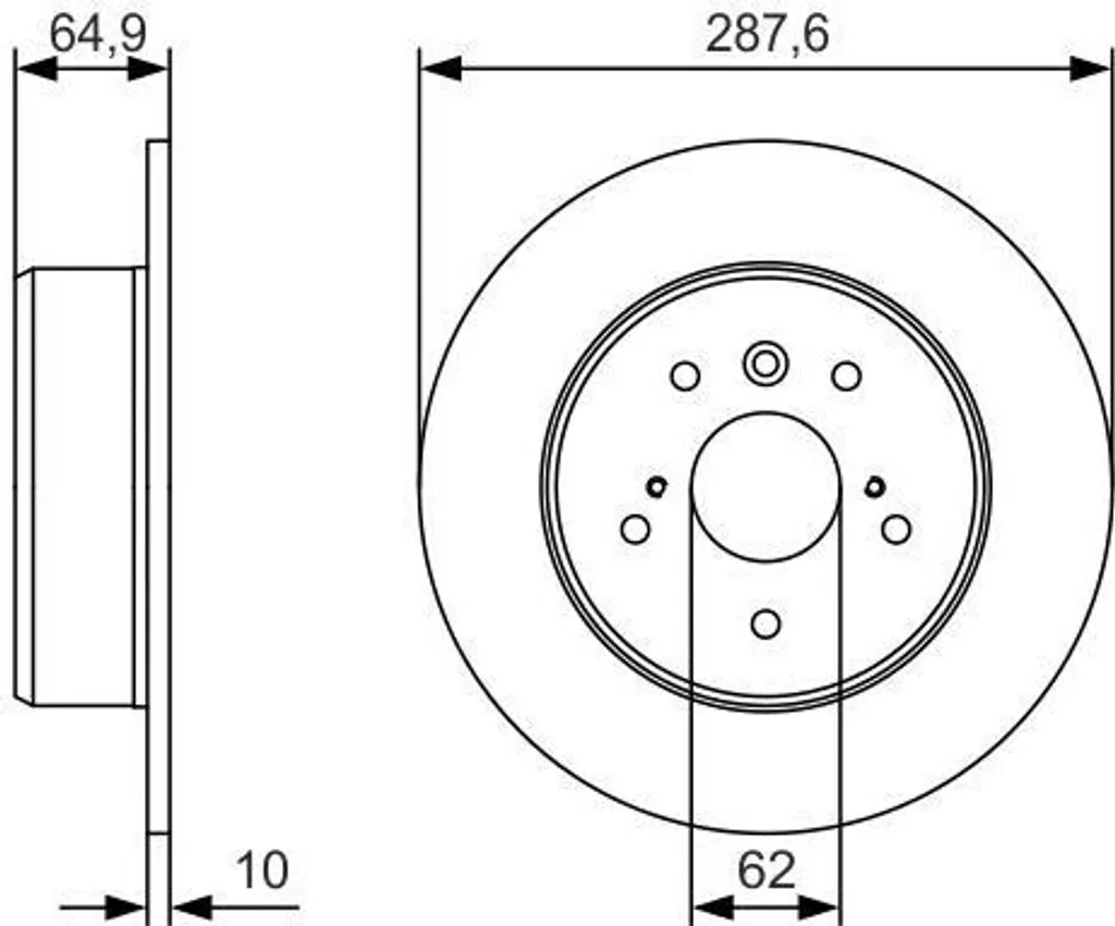 Disque de frein pour Camry : Entretien du système de freinage Bosch