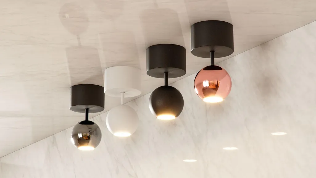 Arkoslight Mini Bora Surface Spot LED 4,5W 2700K Argent Design CRI93