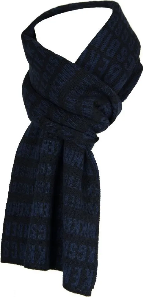 Écharpe en Laine Made in Italy Bikkembergs X513 S16 Douce et Chaude