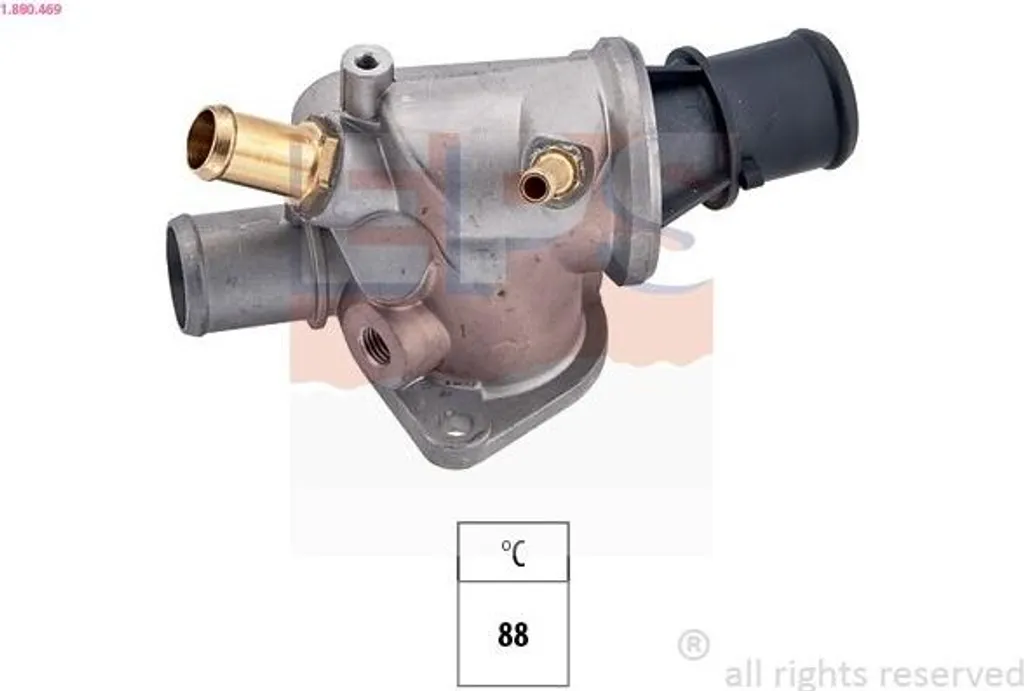 Thermostat Fiat Stilo 2.4 : Stop Surchauffe Moteur - Ouverture 88°C