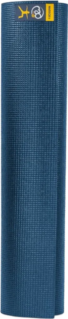 Tapis de yoga antidérapant bleu jean avec amorti articulaire optimal