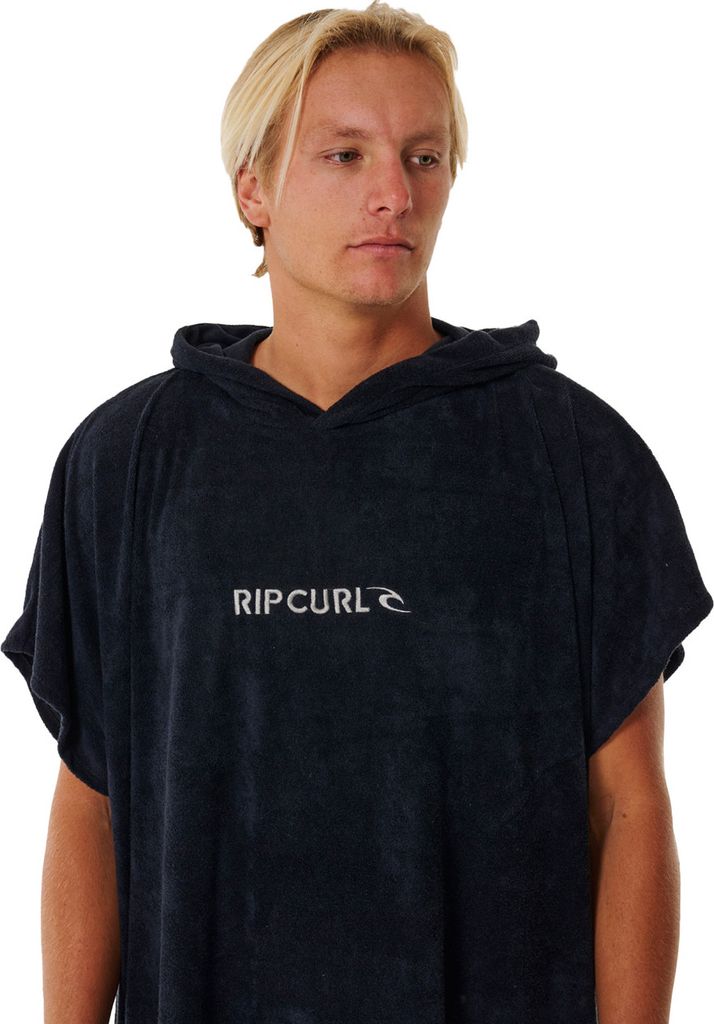 Rip Curl Herren Handtuch BRAND HOODED TOWEL, Größe:ONESIZE, Farben:black/grey