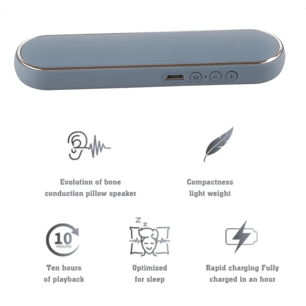 Enceinte d'oreiller Bluetooth pour s'endormir en musique sans bruit - 8