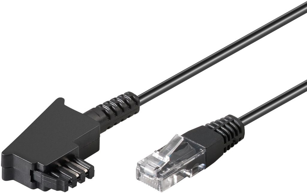 Goobay 60660 Câble routeur DSL/VDSL, 20 m, noir