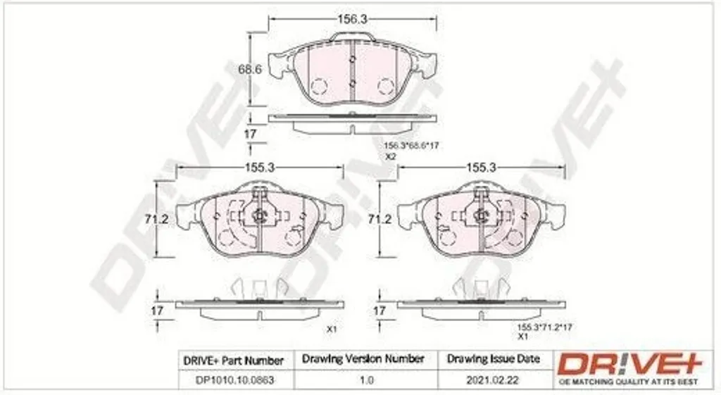 Finis les bruits de freinage : Plaquettes avant Renault Espace IV DP1010
