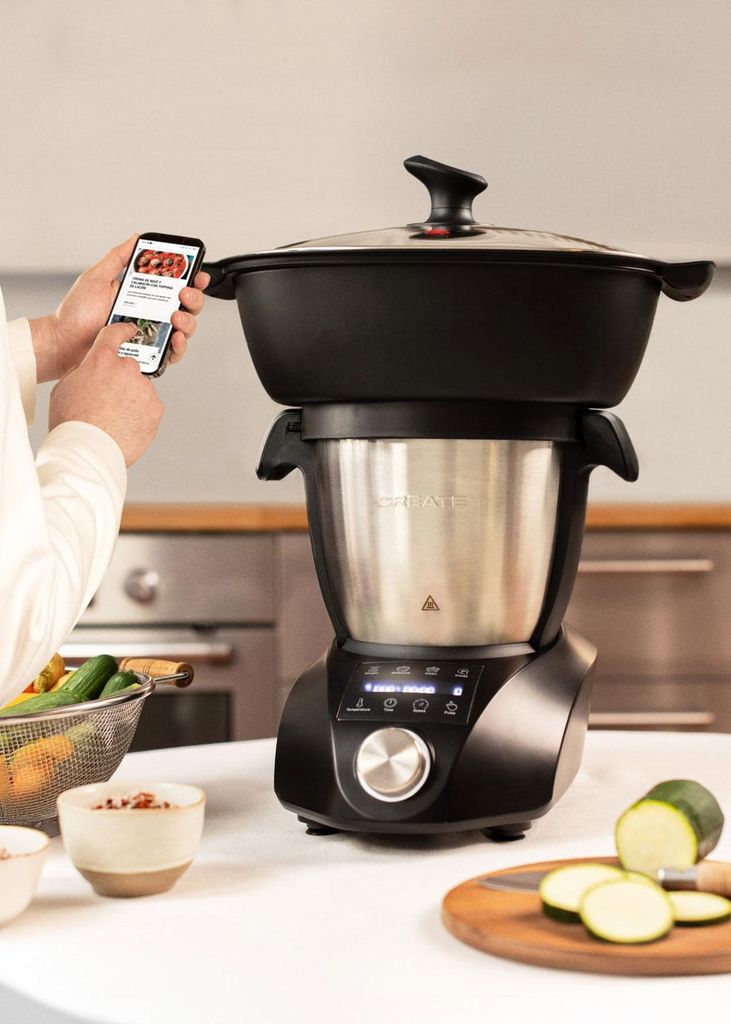 CHEFBOT COMPACT CONNECT - Intelligenter multifunktionaler Küchenroboter mit Dampfkorb