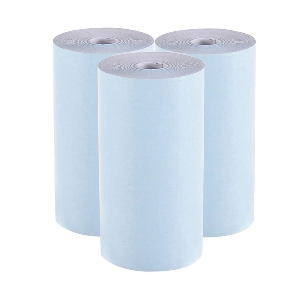 Aibecy Farbige Thermopapierrolle, 57 x 30 mm, Fotopapier für PeriPage A6-Thermodrucker für PAPERANG P1/P2 Mini-Fotodrucker, 3 Rollen