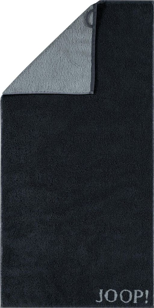 Joop! Duschtuch Classic Doubleface" schwarz 80x150 cm" Produktbild 