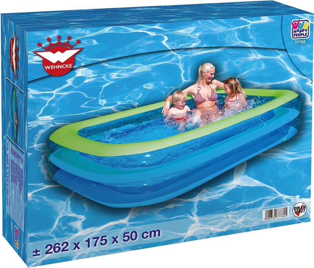 Planschbecken Family Pool Wehncke 265x175x50cm Produktbild 8