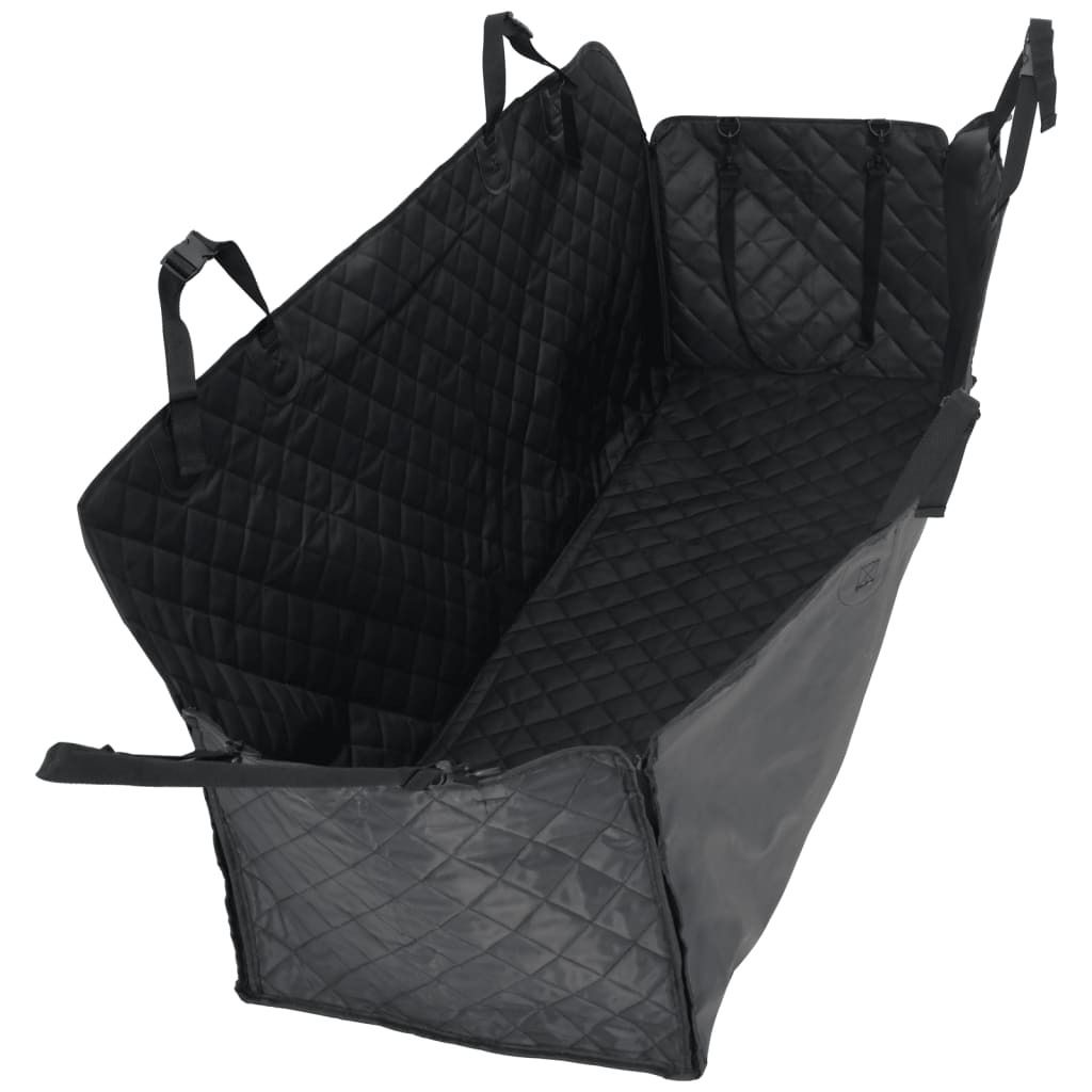 vidaXL Housse de siège de voiture pour chien Noir 137x46x50 Image du produit 