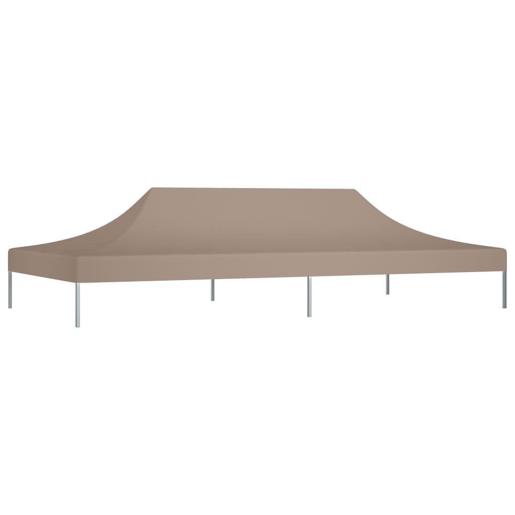 vidaXL Toit de tente de réception 6x3 m taupe 270 g/mÂ Image du produit 