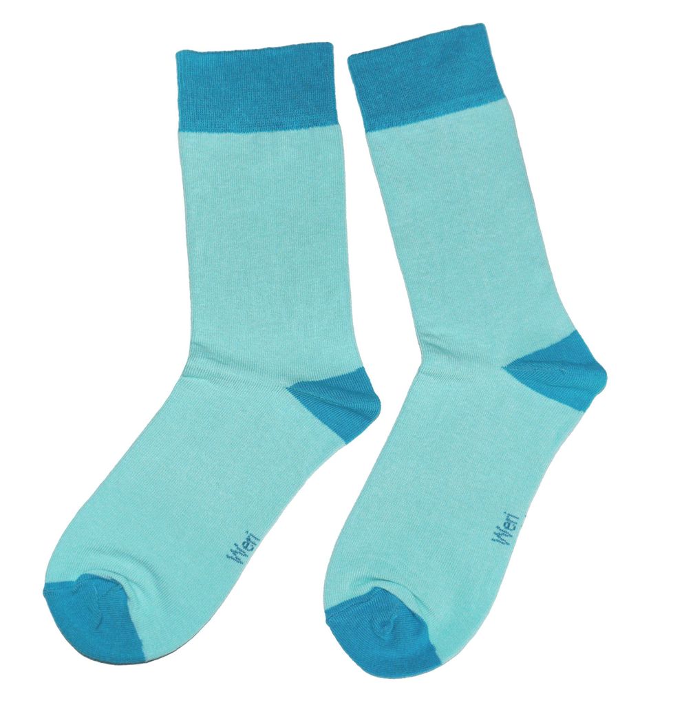 Herren Business Socken aus Baumwolle Color Match Laguna-Dunkelblau Größe 39-42