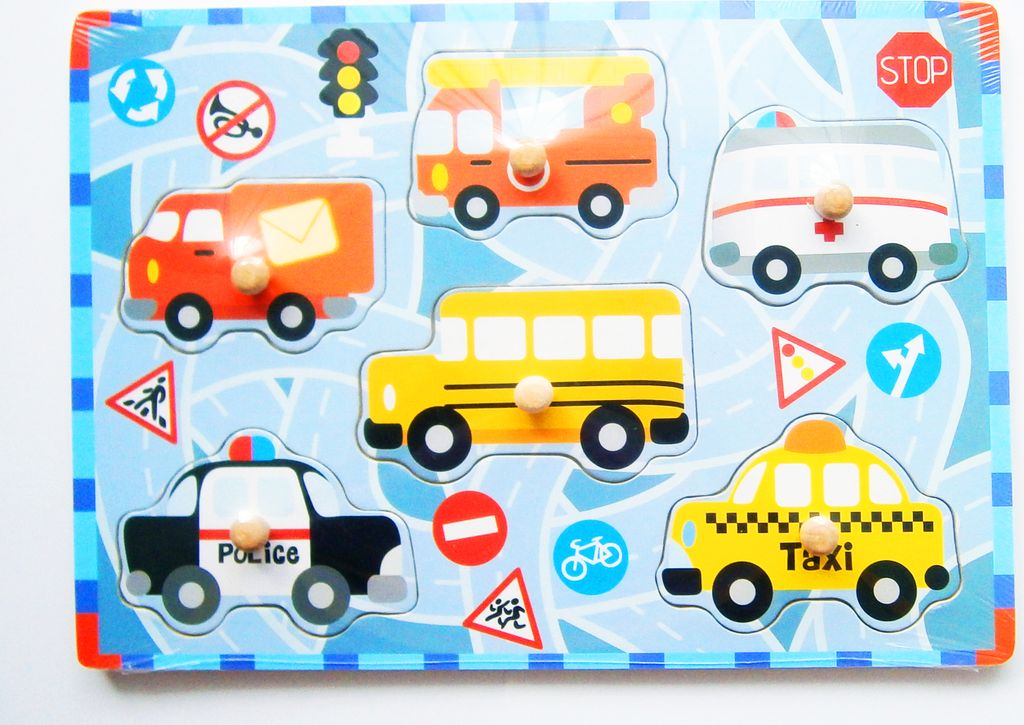HOLZPUZZLE Steckpuzzle Setzpuzzle Kinderpuzzle Puzzle Holz Produktbild 