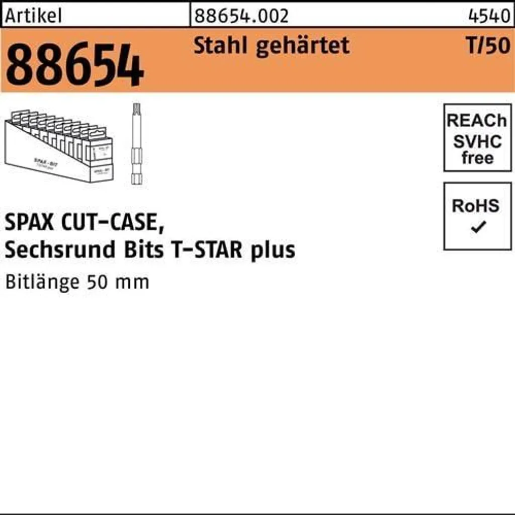 SPAX T-STAR Plus T25 Bits 50mm - Set 5 Pezzi Professionale 5000009193259