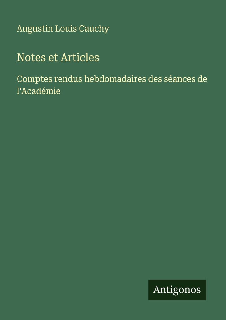 Notizen und Artikel