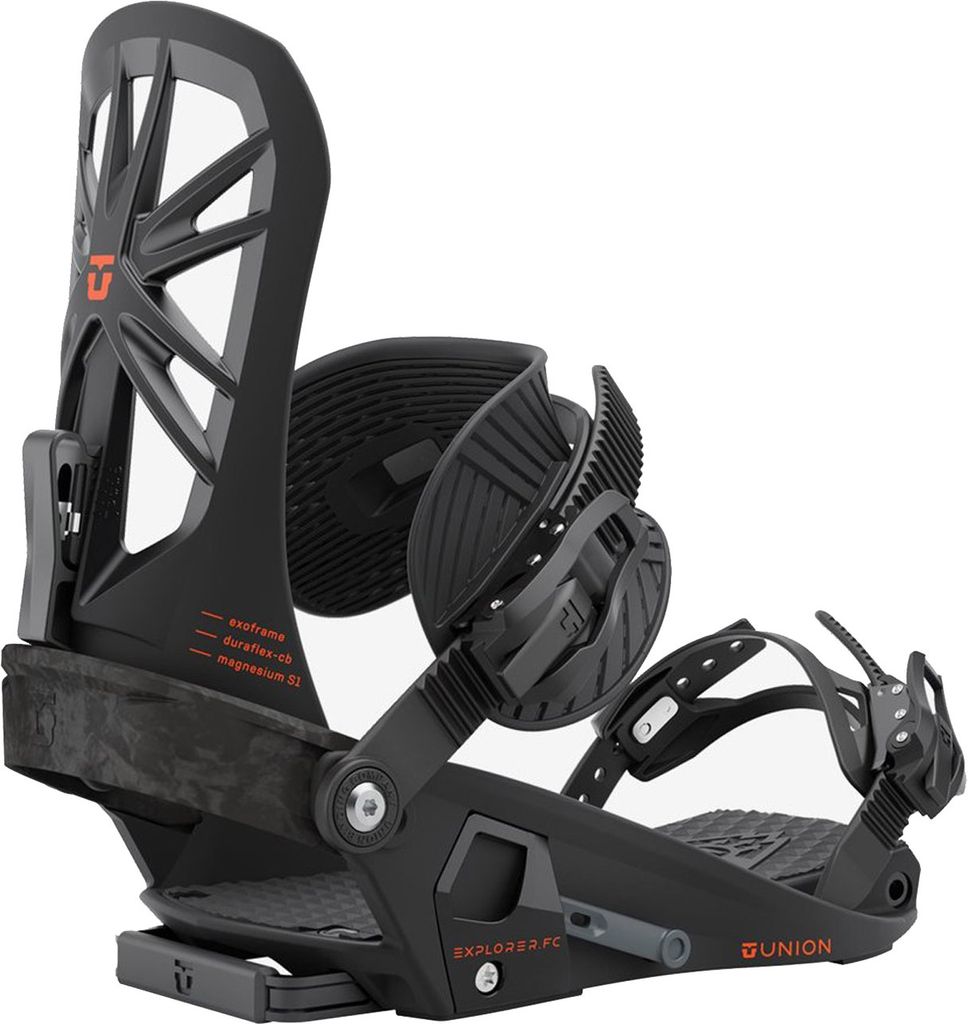 Wiązania snowboardowe UNION Explorer Fc czarny L (43+) Zdjęcie produktu 