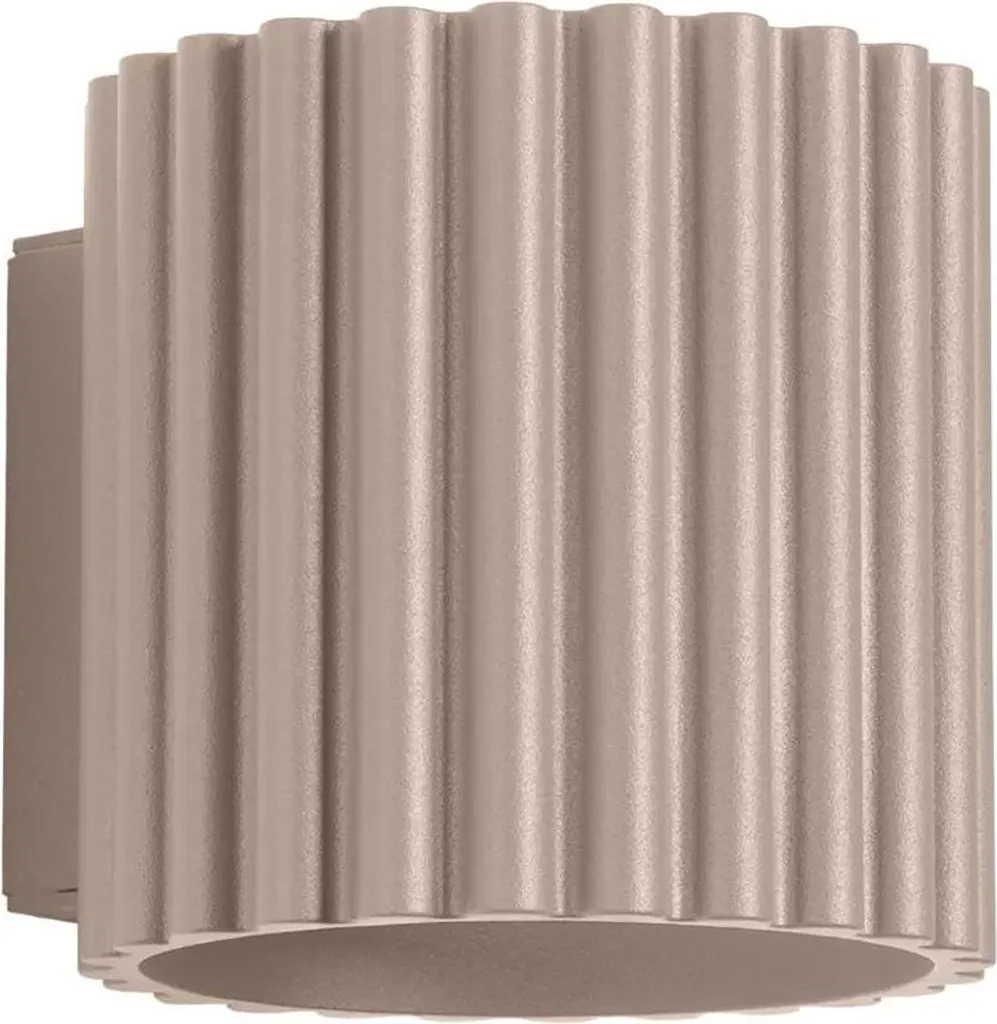 Sollux Lighting AURA Applique G9 10W Alluminio Taupe 10x12x10cm SL.1816