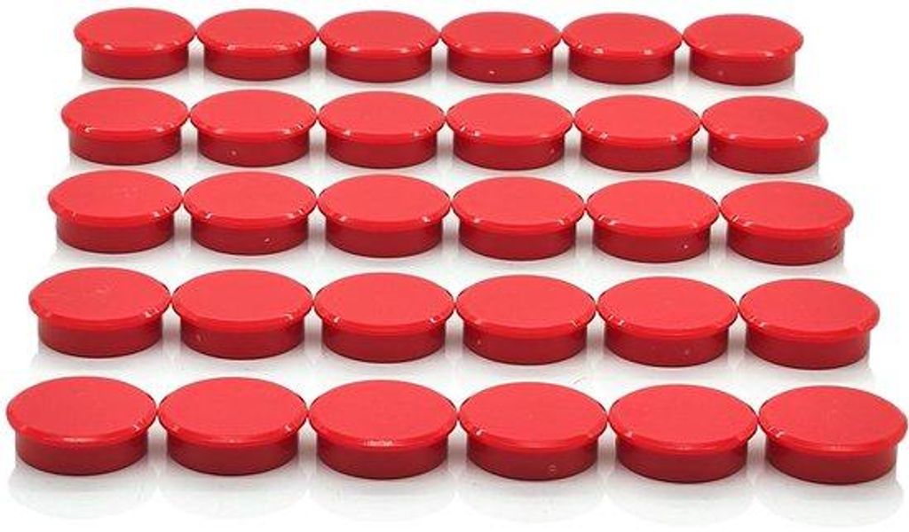Kleiner, runder Magnet für Kühlschrank, rote, kleine, runde Magneten für Whiteboards, Wand, Büro