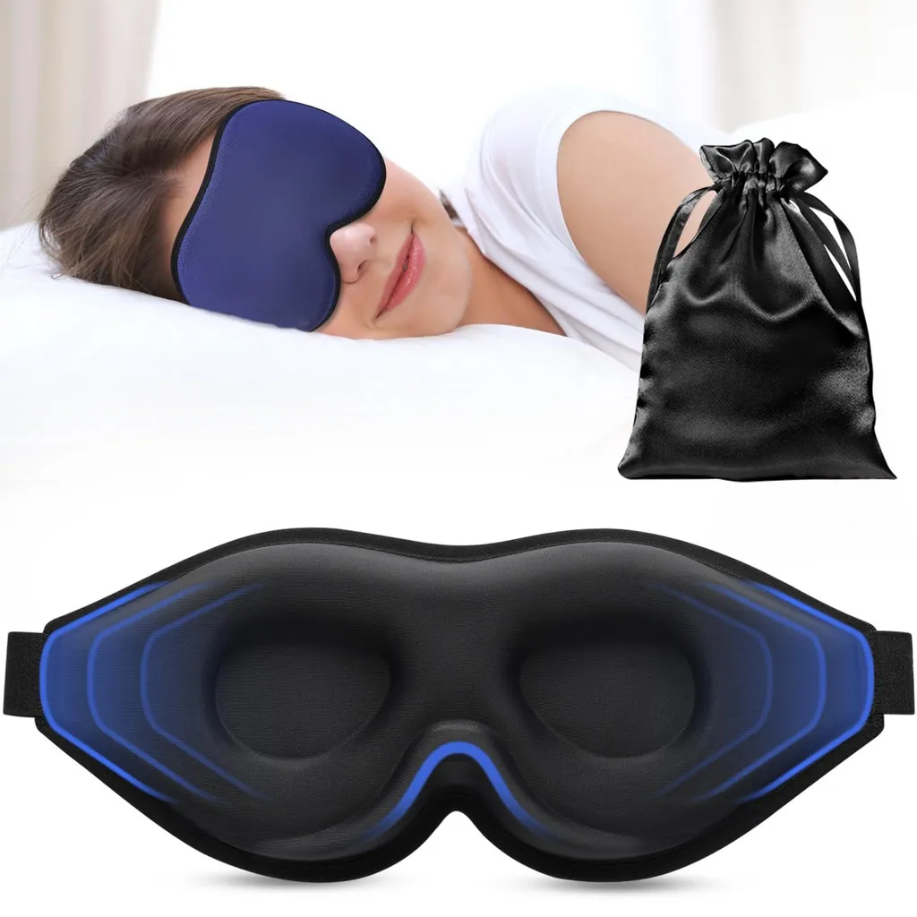 Masque de nuit anti-pression pour dormir sur le côté - 100% Occultant