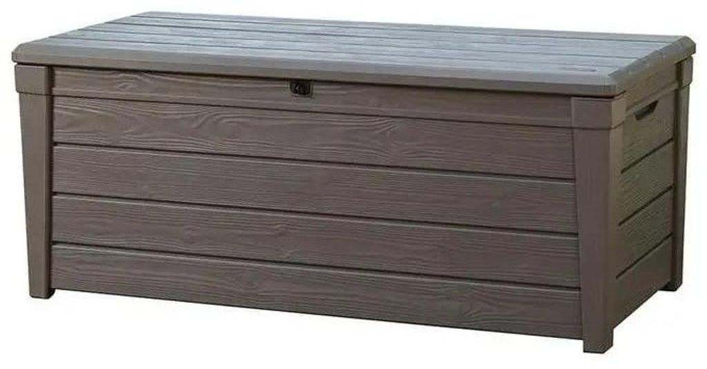 Baule Cassapanca da Esterno 145x60,3x69,7 cm in Resina Immagine del prodotto 