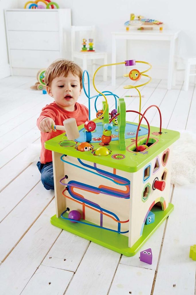 Hape Totally Amazing Motorikwürfel Kleine Tierchen, E1810 Produktbild 2
