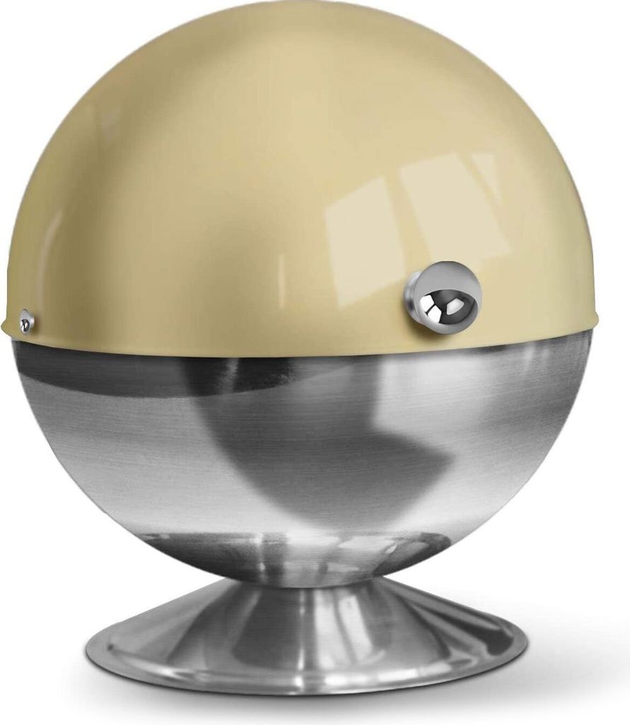 Zuckerkugel Zucchero Edelstahl Beige