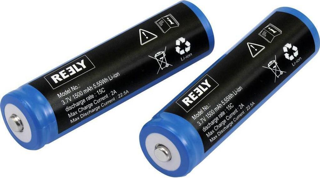 Reely Modellbau-Akku-Einzelzelle Li-Ion 18650 3.7 V 1500 Produktbild 