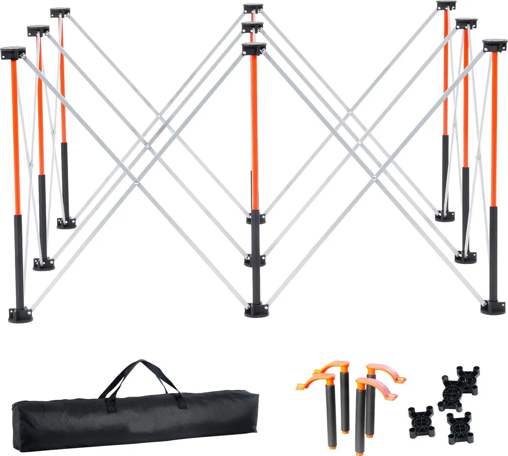 Cavalletto Lavoro SucceBuy 1266mm Pieghevole Professionale con Borsa Trasporto