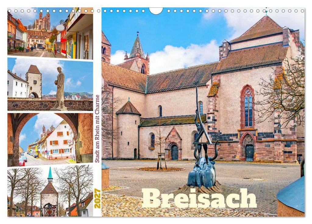 Breisach - Stadt am Rhein mit Charme (Wandkalender 2027 DIN A3 quer), CALVENDO Monatskalender