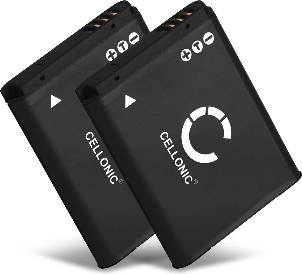 CELLONIC 2x Akku für Kamera Kompatibel mit Samsung ES90, DV150F, MV800, BP70A - (700mAh, 3.7V)