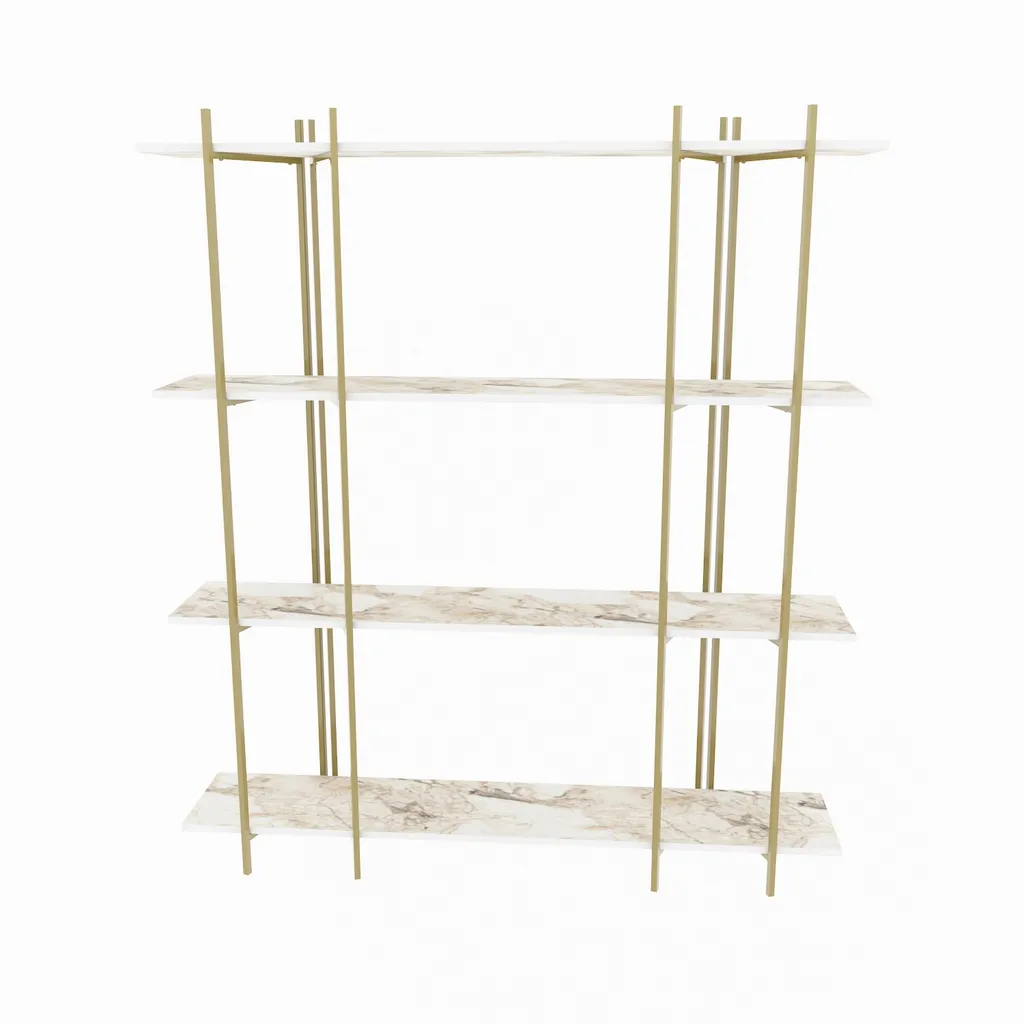Bibliothèque Moss : Solution Rangement Design pour Grands Murs Blancs - 5
