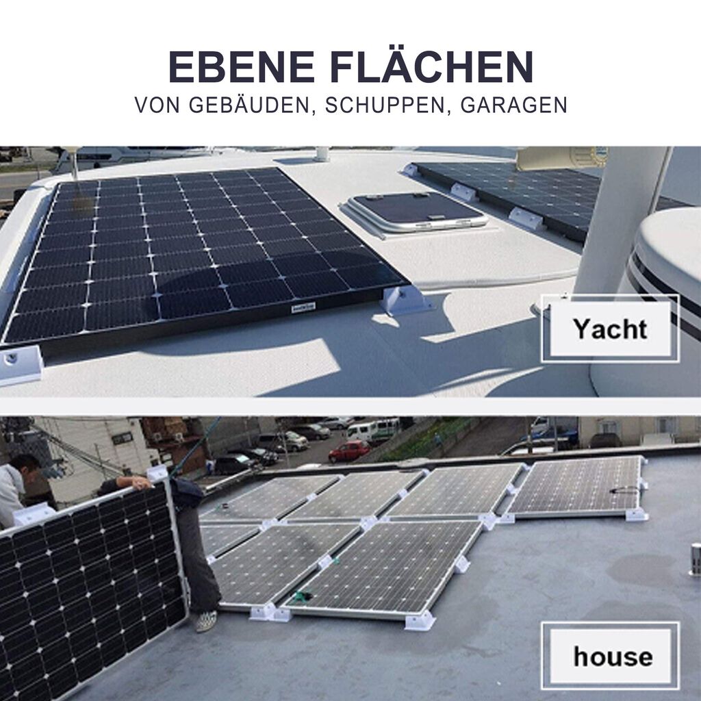 enjoy solar® ABS Supporto spoiler per modulo solare, nero, Immagine del prodotto 