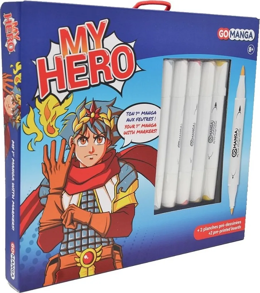 GO MANGA My Hero Max: Il Kit Definitivo per Colorare i Tuoi Eroi!