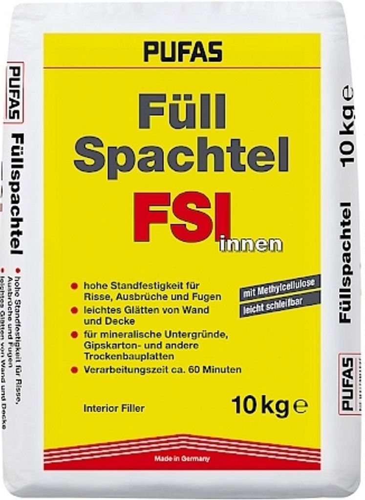 Pufas Füllspachtel innen 10kg 3005000 Produktbild 