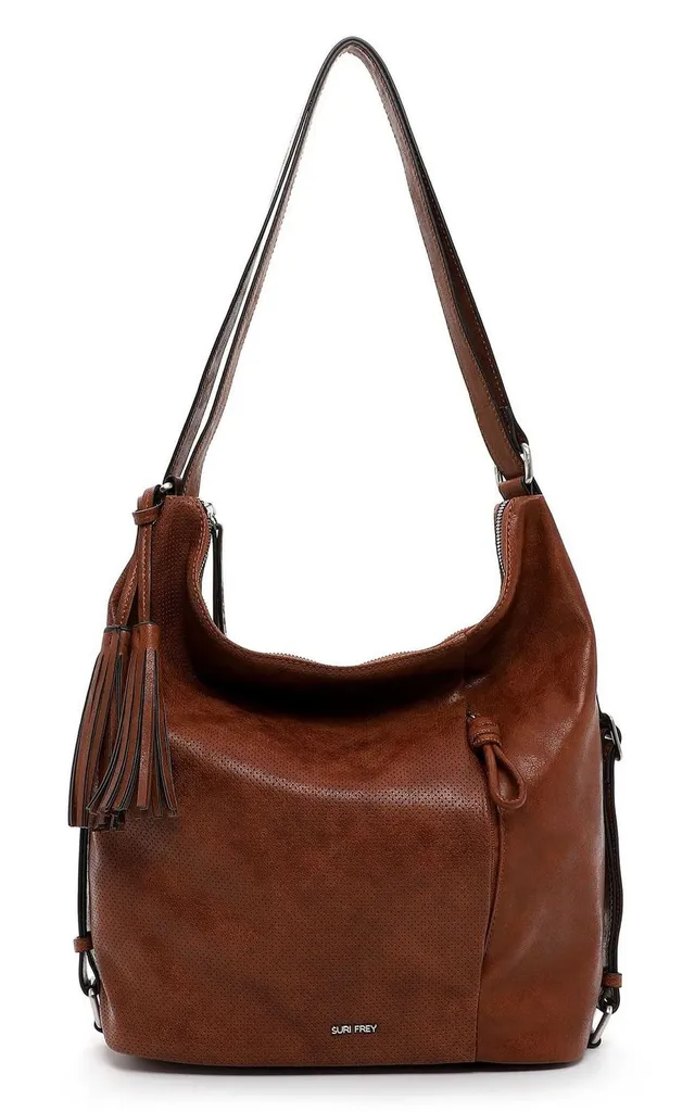 Zaino Donna SURI FREY Nicky Marrone Cognac - Urban City Bag 2-in-1