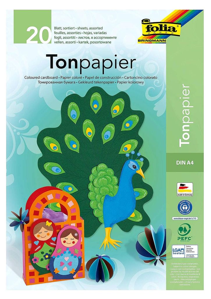 Folia 600, Kunstpapier, 10 Blätter Produktbild 