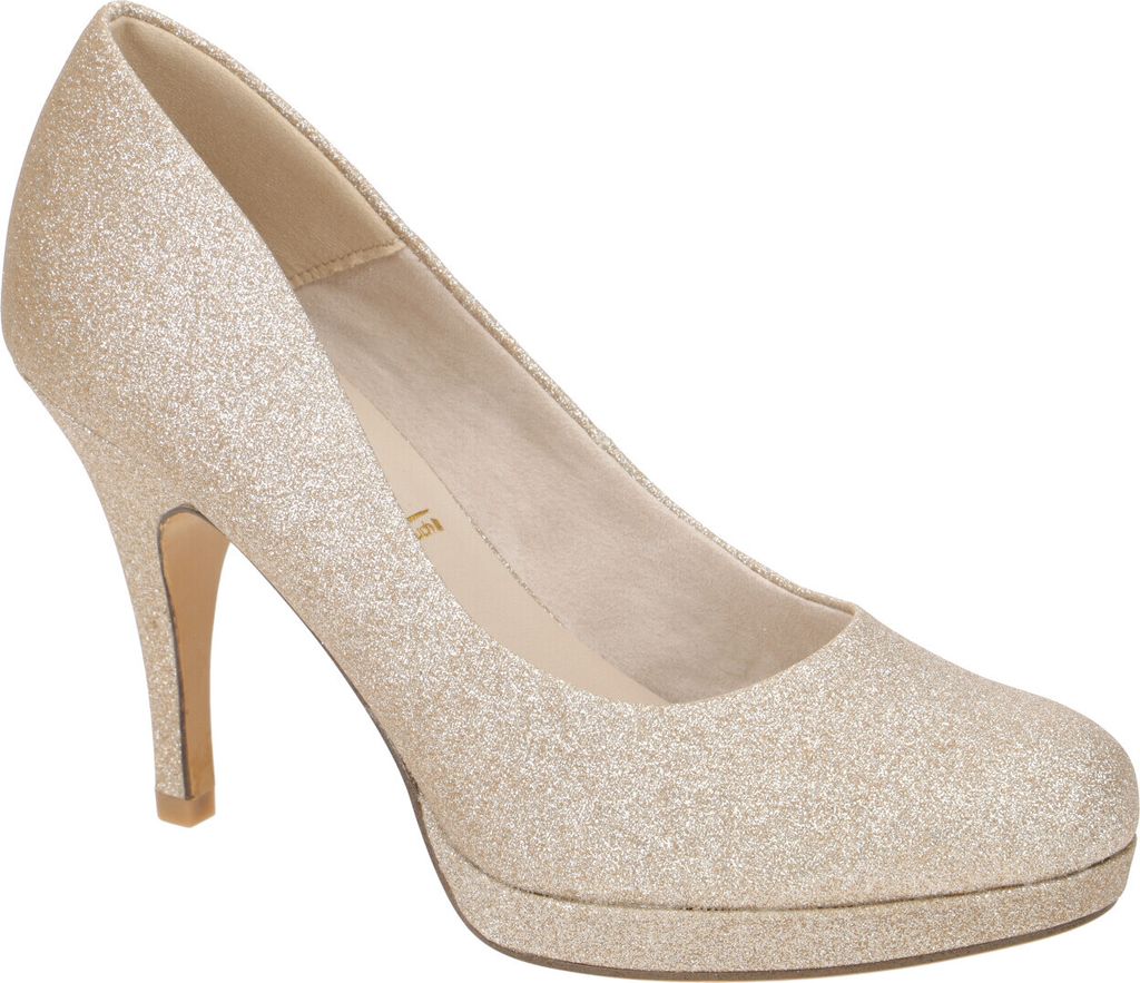 Tamaris 22457 Damenschuhe - Pumps gold Elegant NEU Produktbild 