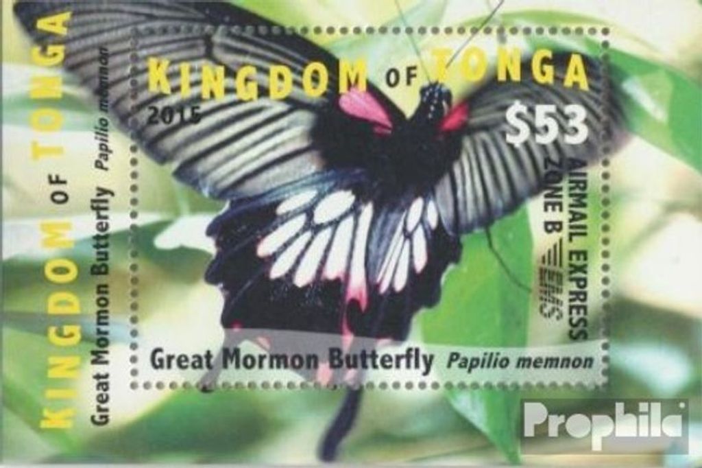 Briefmarken Tonga 2015 Mi Block91 (kompl.Ausg.) postfrisch Produktbild 